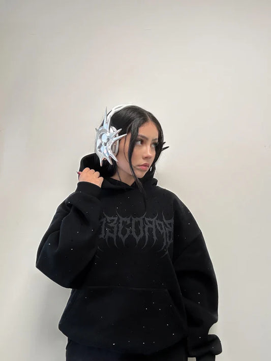 Rhinestone Hoodie