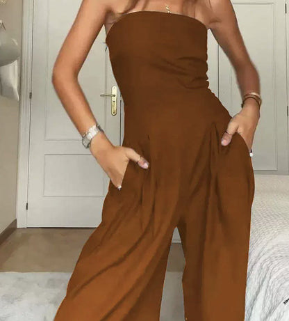 Strapless Jumpsuit