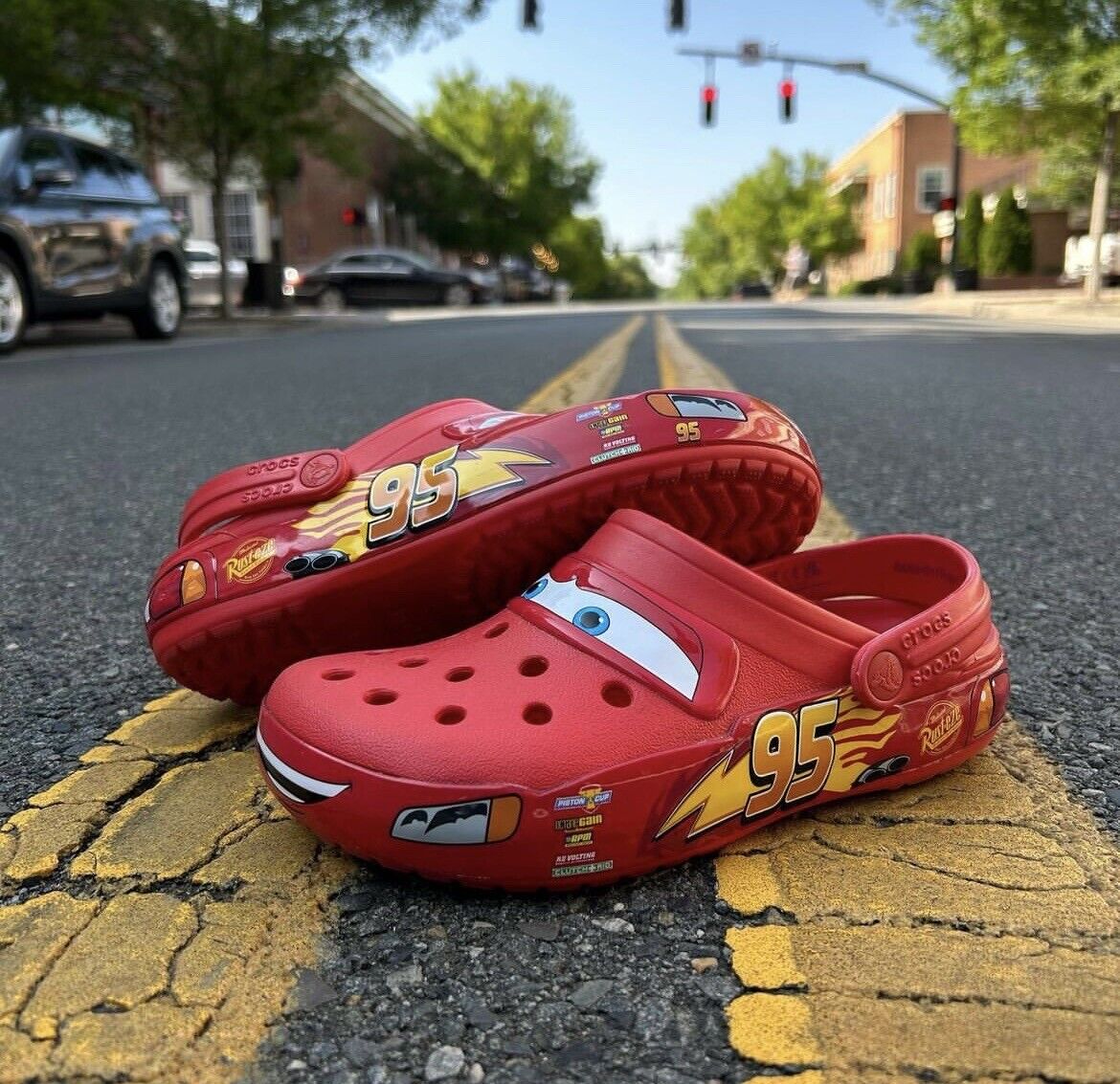 Lightning mcqueen retailer Crocs